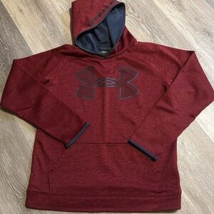 Under Armour Maroon Heathered Hoodie